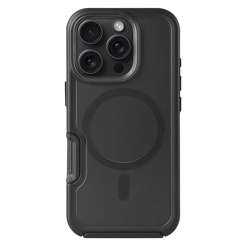 Neon beskyttelsesetui til iPhone med skridsikkert greb og magnetisk bagside