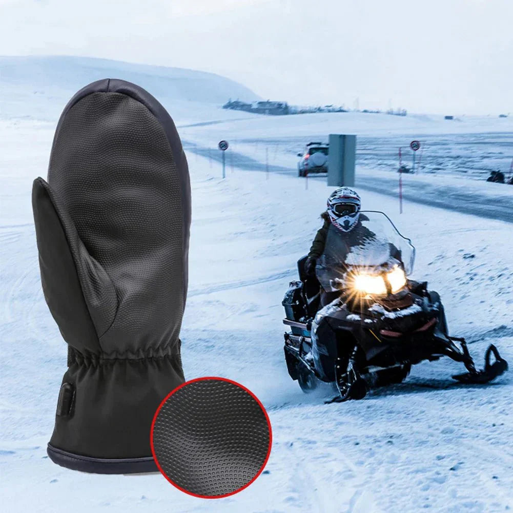 FrostGuard Vyhřívané rukavice s baterií 10 000 mAh a ochranou proti všem povětrnostním podmínkám