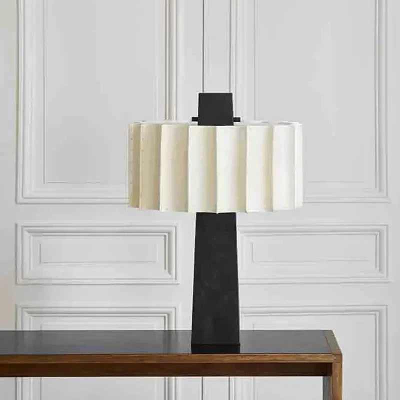 LyraNova Table Lamp With LED E27, Fabric Shade, 5-10 SQM