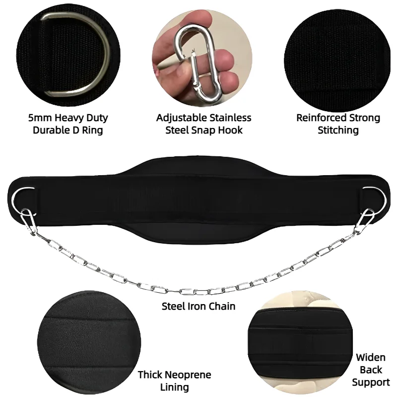 Solorfit Dip Belt For Dips Or Pullups Strength Training Accessory