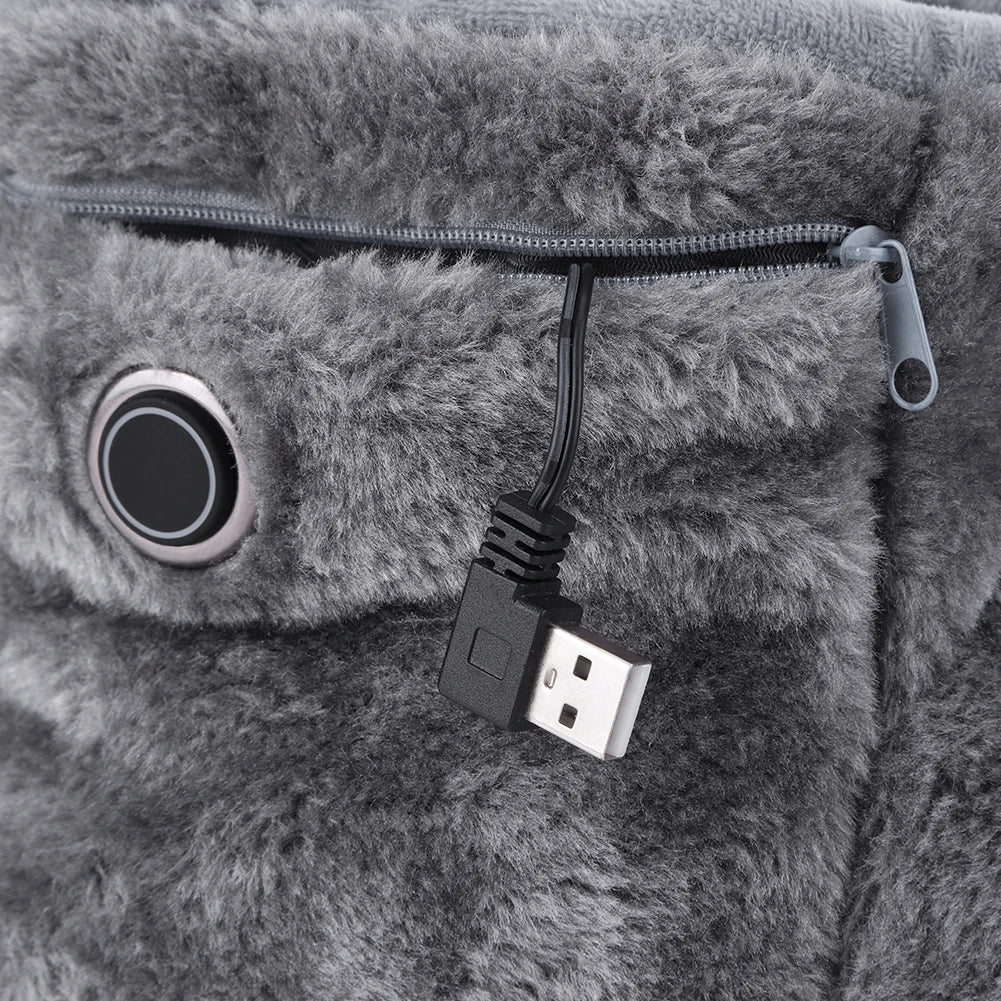 WarmFeet Cozy USB Heated Slippers For Cold Days And Cozy Comfort