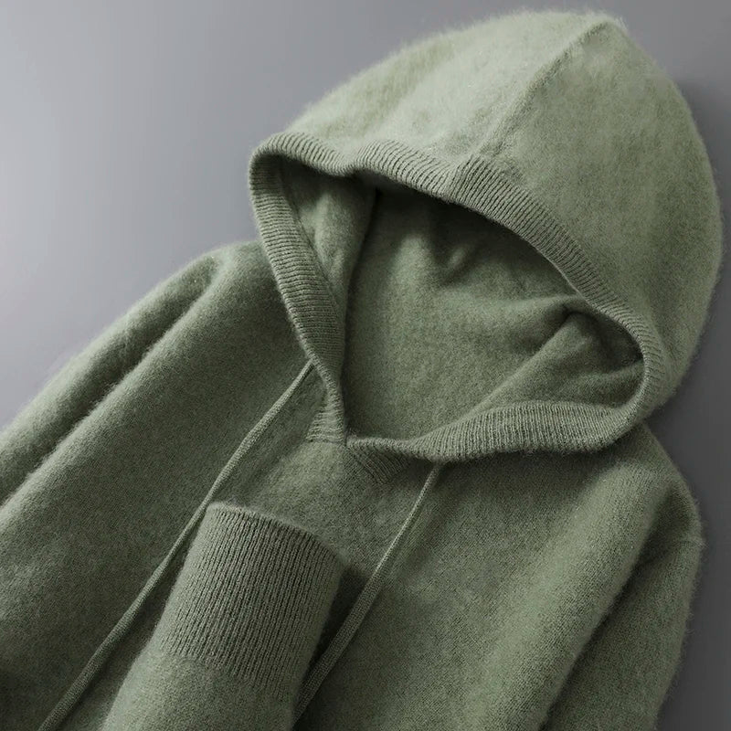 Herre Kasjmirsweater, Blød Og Varm, Kun Håndvask