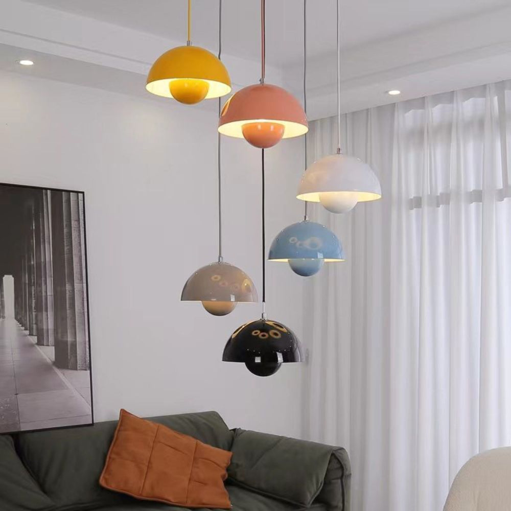 Nova Arc Chandelier Semi-Circular Colour Pendant Light