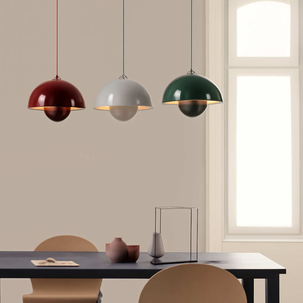 Nova Arc Chandelier Semi-Circular Colour Pendant Light