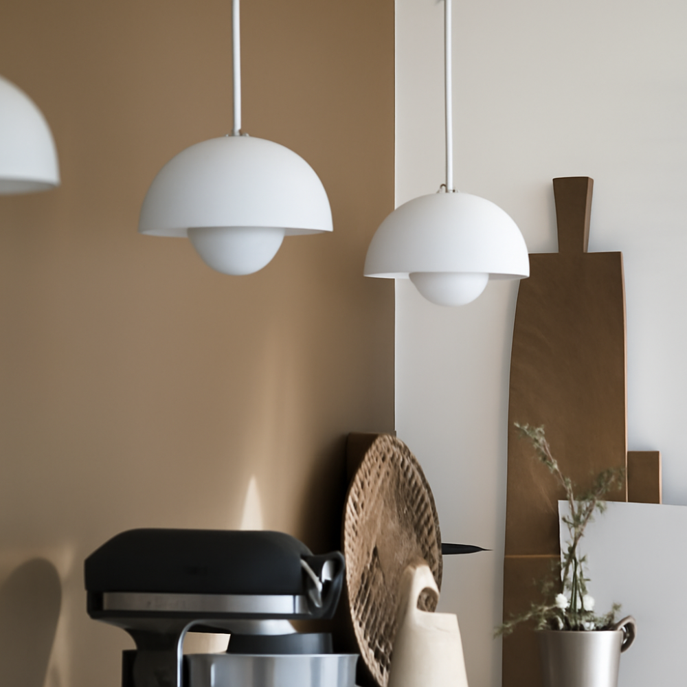 Nova Arc Chandelier Semi-Circular Colour Pendant Light