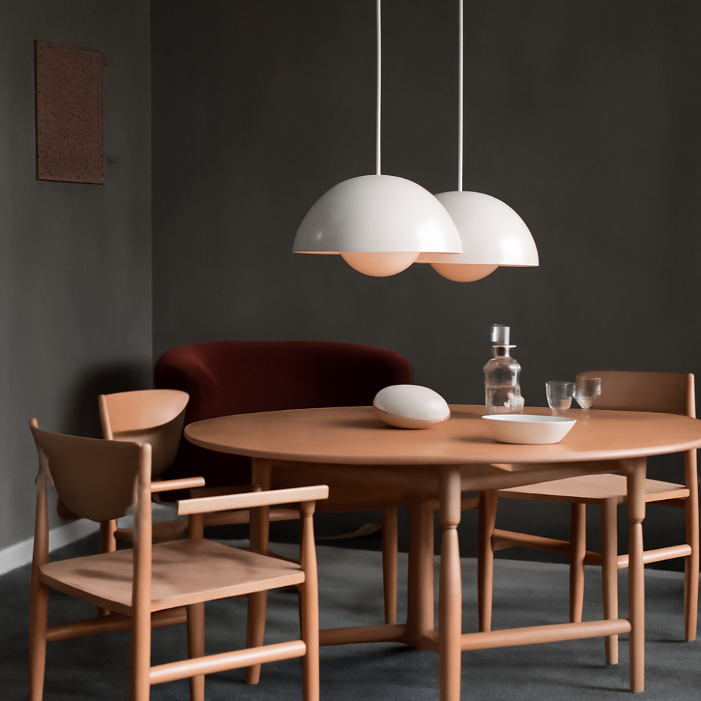 Nova Arc Chandelier Semi-Circular Colour Pendant Light