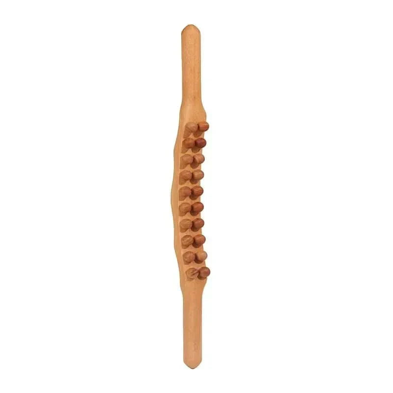 Aurewood Wooden Gua Sha Massage Stick for Blood Circulation and Muscle Relaxation