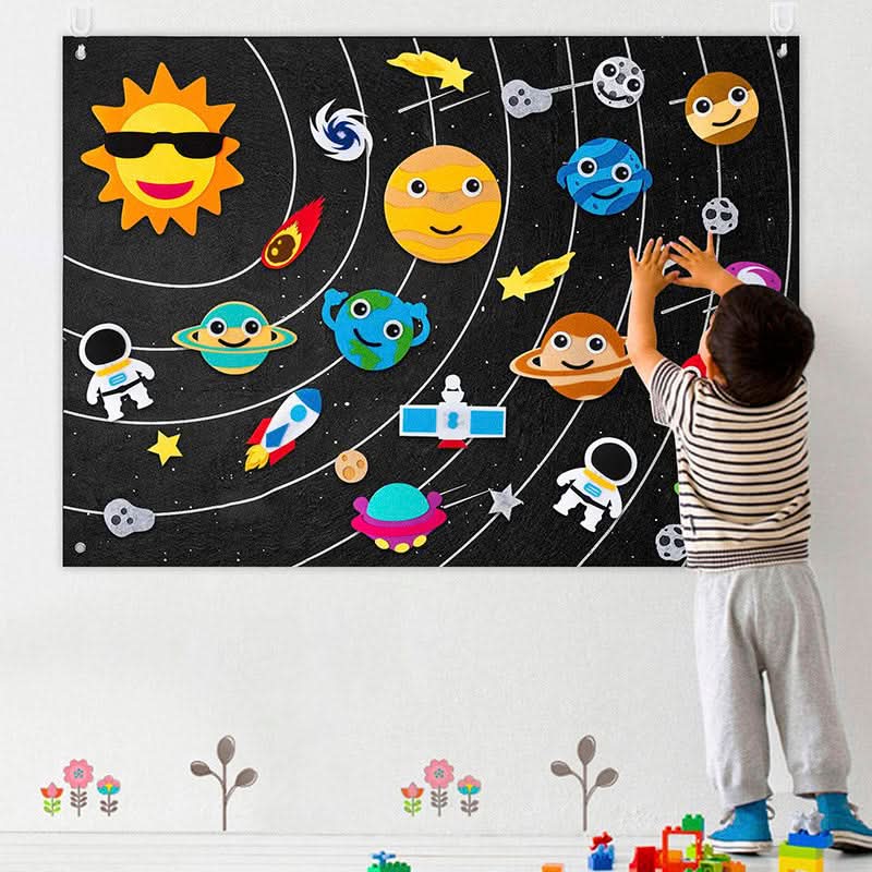 FeltCraft Playboard: Creative Tactile Game for Children to Spark Imagination