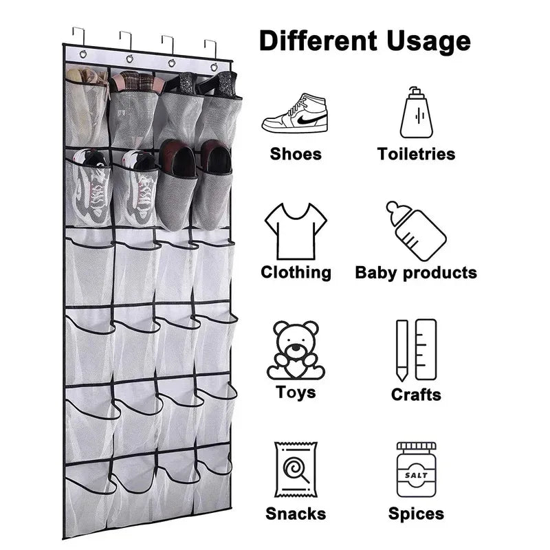 Multi Grid Storage Organizer for Shoes and Accessories
