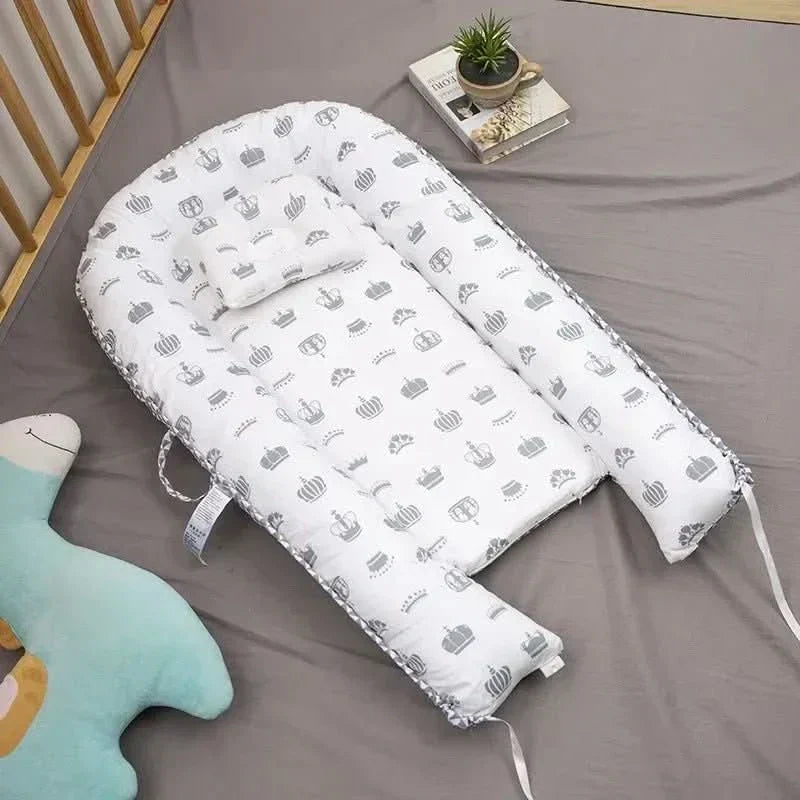NookNest Foldable Baby Cot For Safe Sleep At Home And On The Go