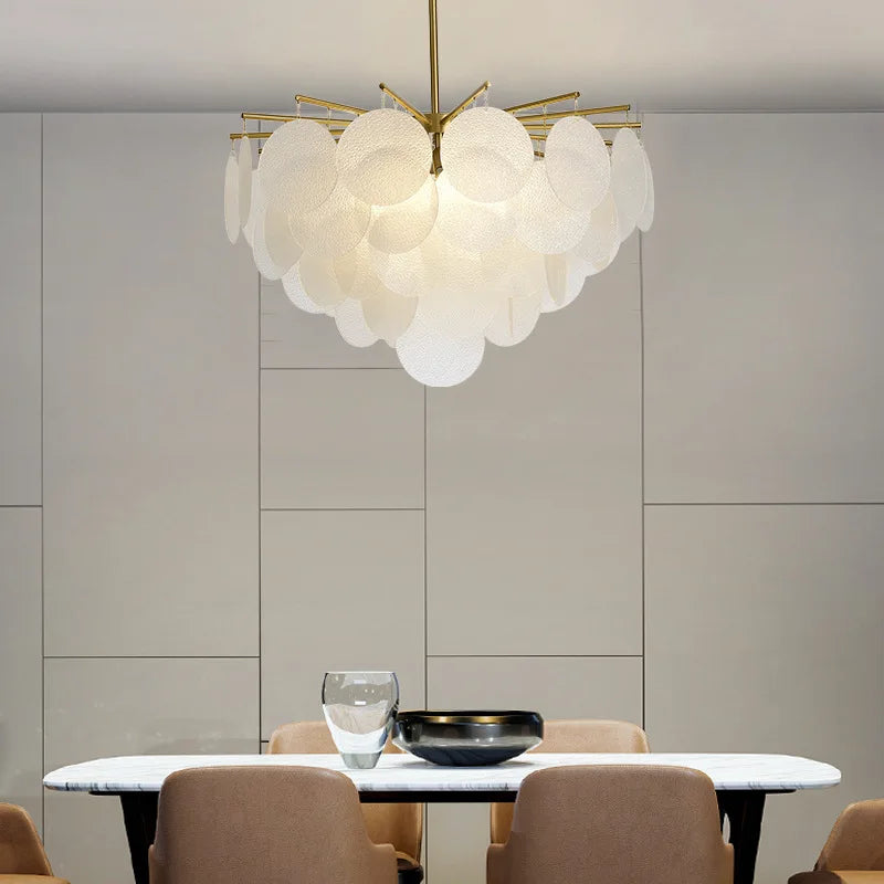 Lumenvale Eco-Friendly Frosted Glass Ceiling Pendant Lamp