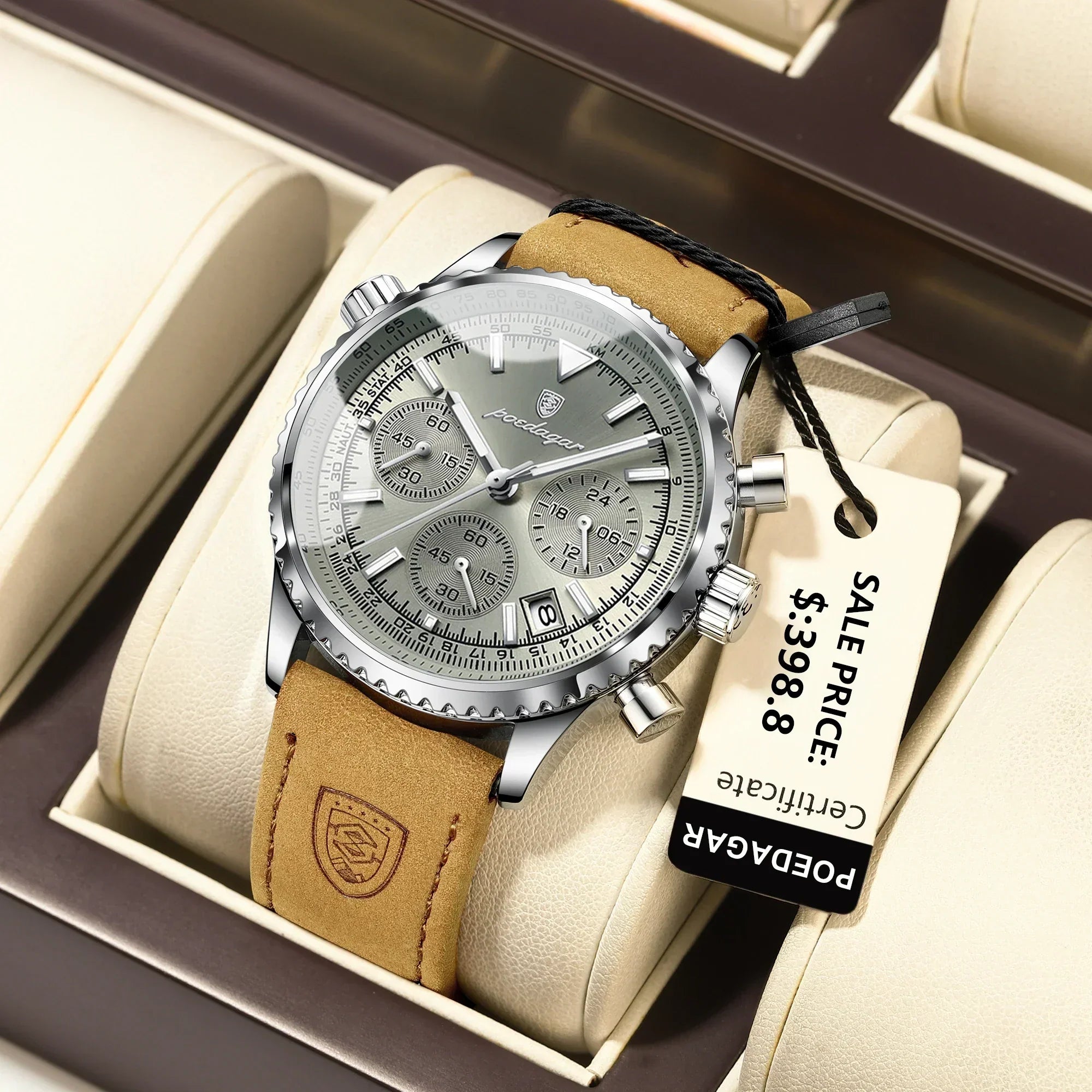 Apollo Chrono – Montre de sport militaire étanche de luxe à quartz pour hommes | Fervei
