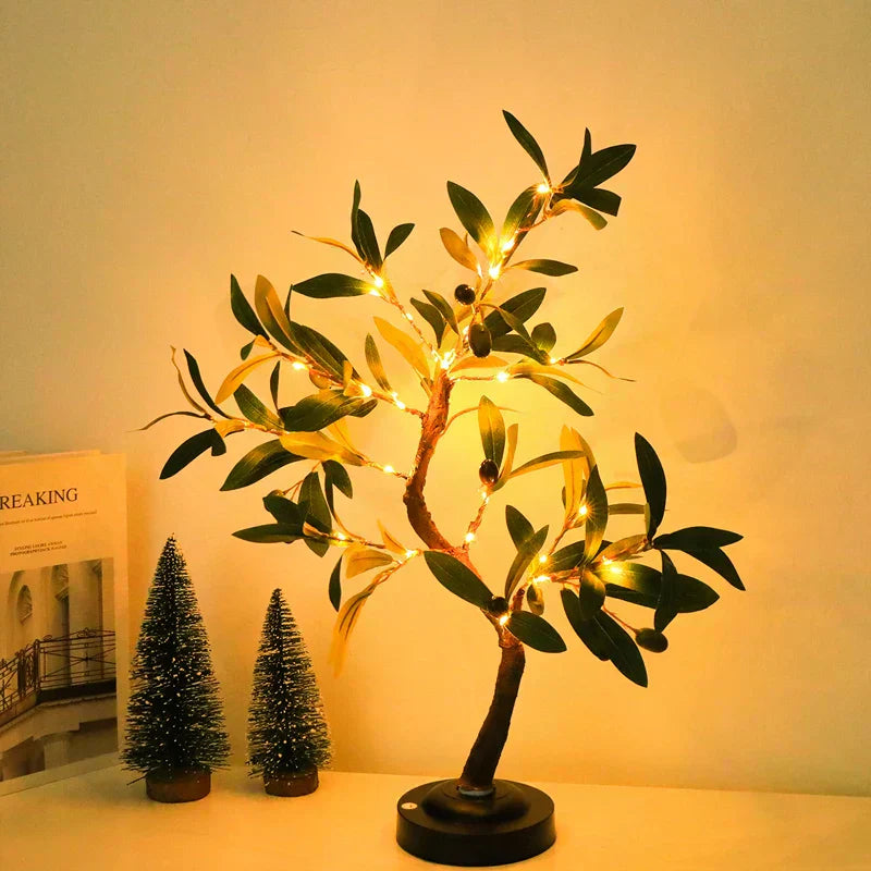 LumaGrove | Battery-Powered Decorative LED Tree Lamp