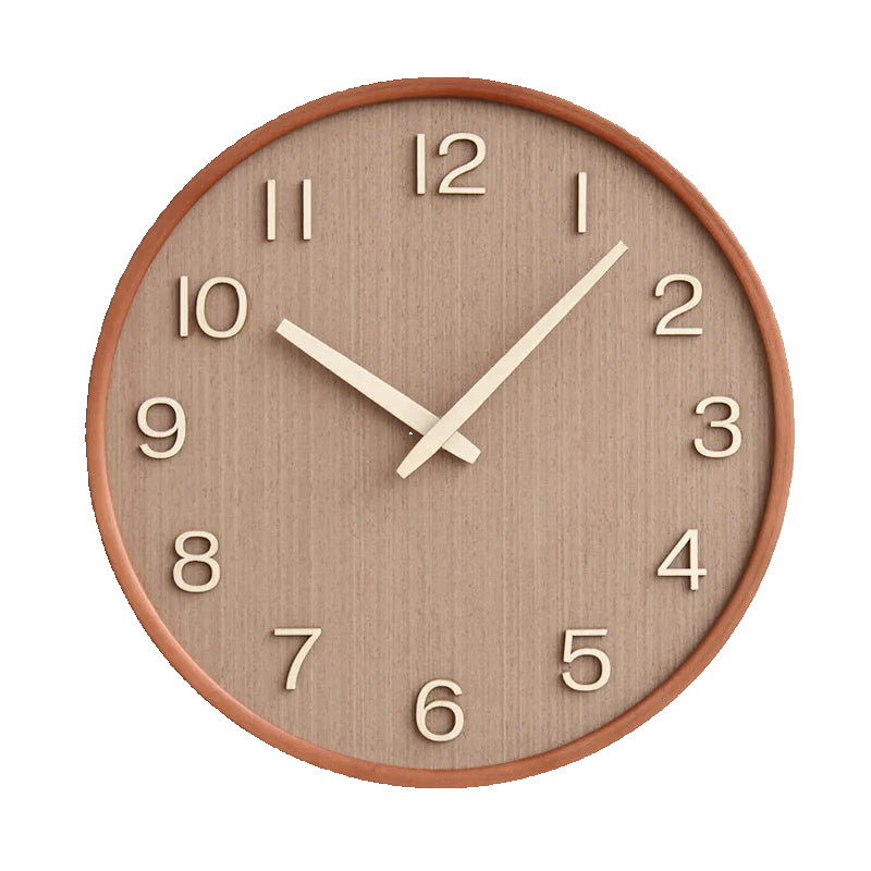 Kirenori Clock In Oak With Japanese Dial Design Edition