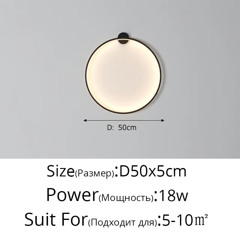 Luce da Parete LED AuroraGlow con Luminosità Regolabile