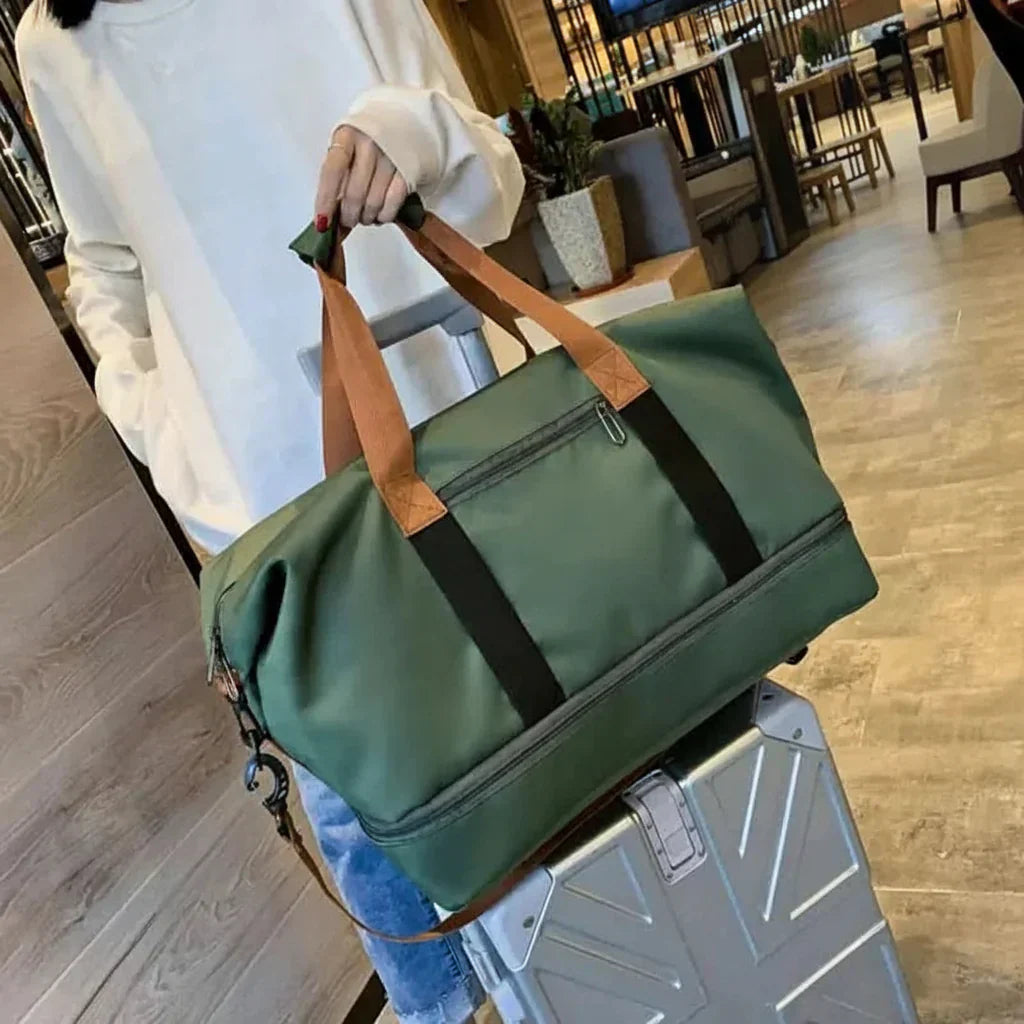 VoyageX Borsa Sportiva Con Scomparto Scarpe e Scomparto Bagnato