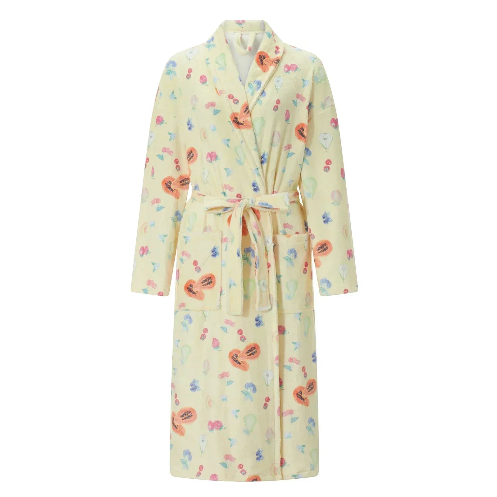 BlossomWrap Cozy Indoor Robe For Home Comfort And Warmth