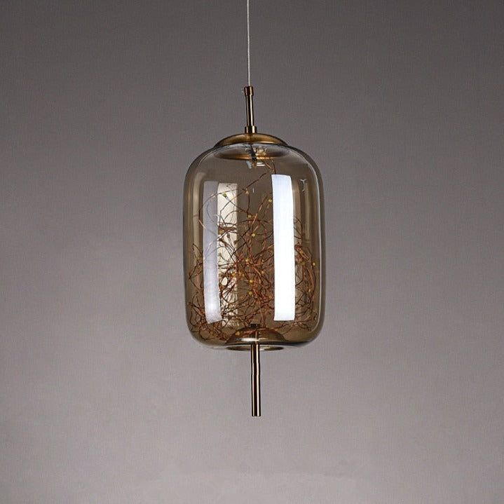 Aurora Glass Star Pendant Light For Modern Home Interiors