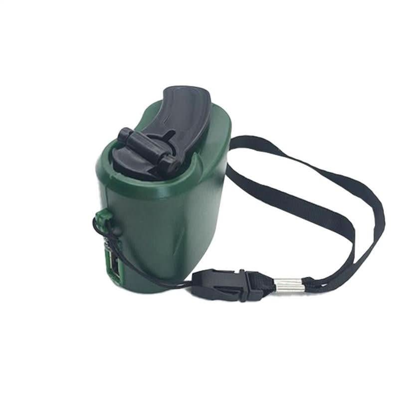PulseCharge Tragbares Handkurbel-Notladegerät mit USB und LED