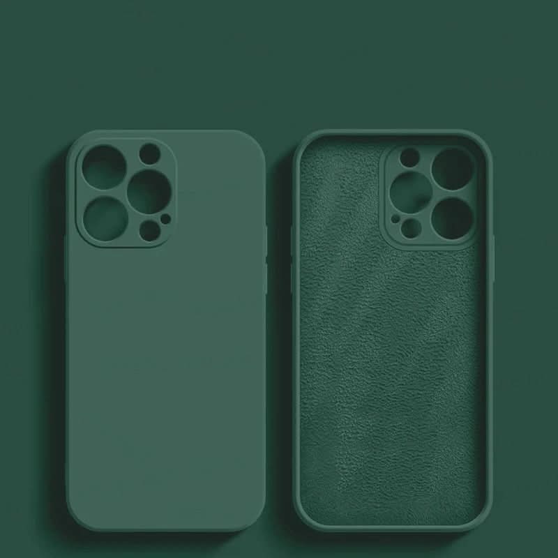 SilkGuard Skin-Tight Silicone Case For iPhone 14-17, Shockproof