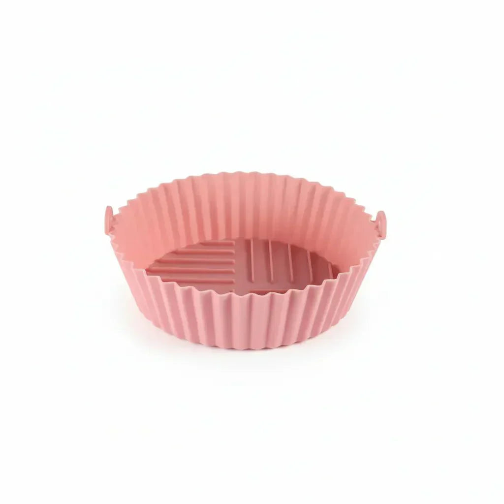 NovaBake Foldable Silicone Air Fryer Baking Mold With High Heat Resistance
