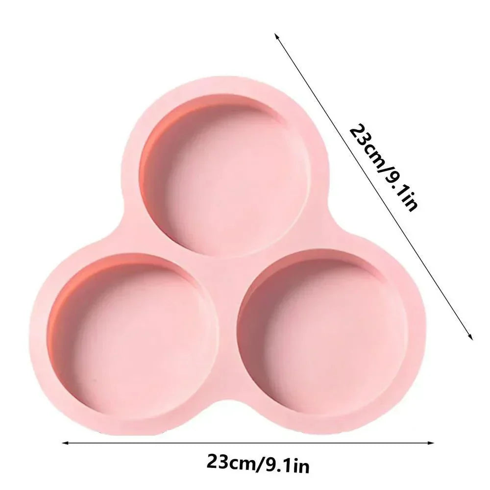 NestEase Silicone Egg Mold For Air Fryer, 3 Cavities, Easy Breakfasts
