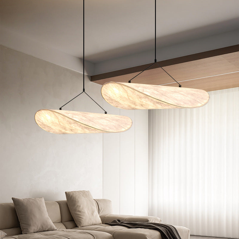 LumaSilk Elegant Minimalist Japandi Pendant Light Fixture