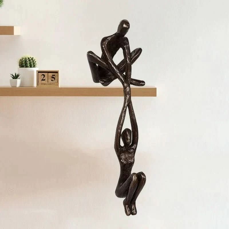Endless Heart Resin Sculpture For Love And Balance