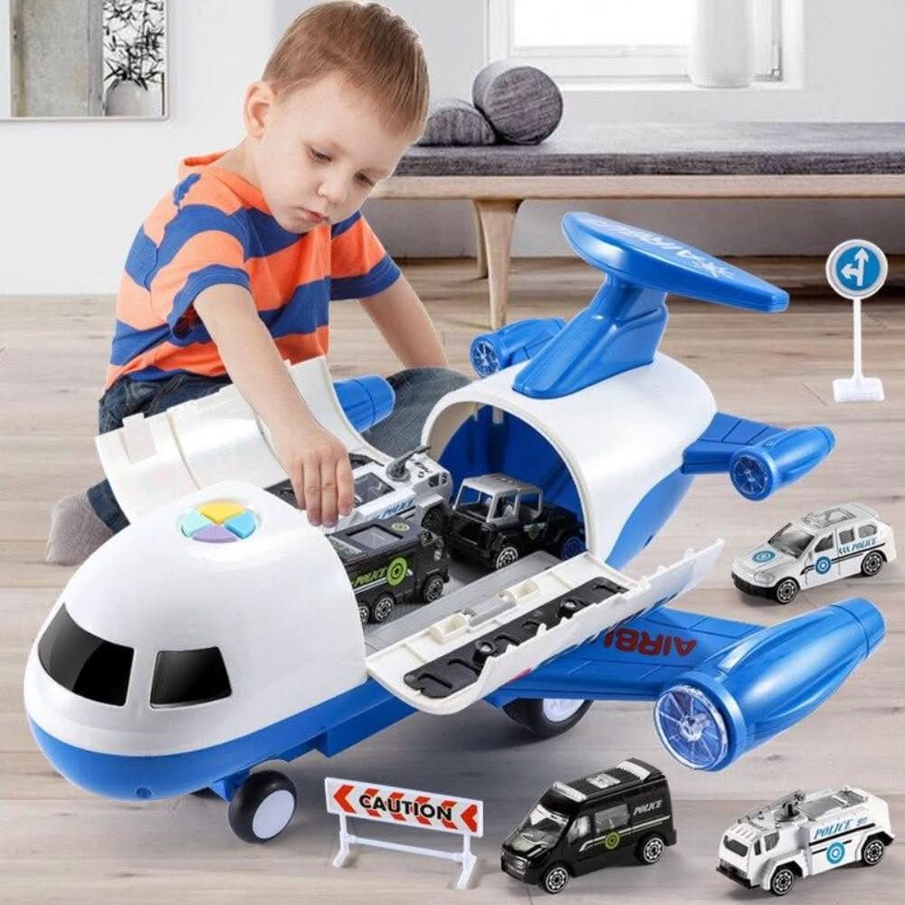 AeroNova Adventure AirPlay Set With Airplane And Vehicles For Creative Kids