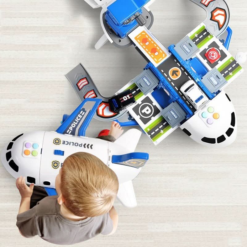 AeroNova Adventure AirPlay Set With Airplane And Vehicles For Creative Kids