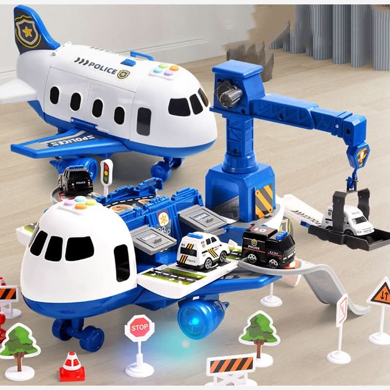 AeroNova Adventure AirPlay Set With Airplane And Vehicles For Creative Kids