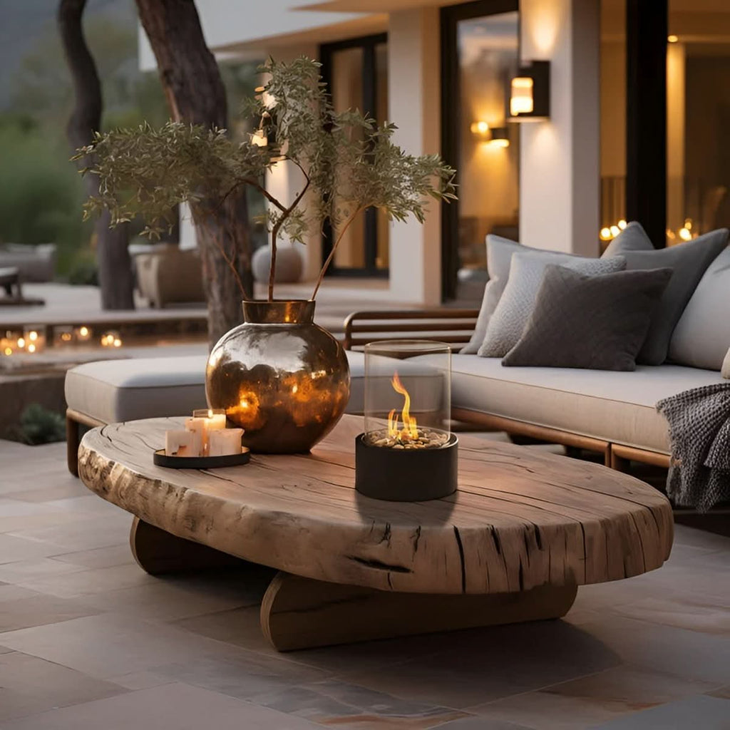 NovaFlare Table Fireplace Without Smoke for Stylish Indoor and Outdoor Use