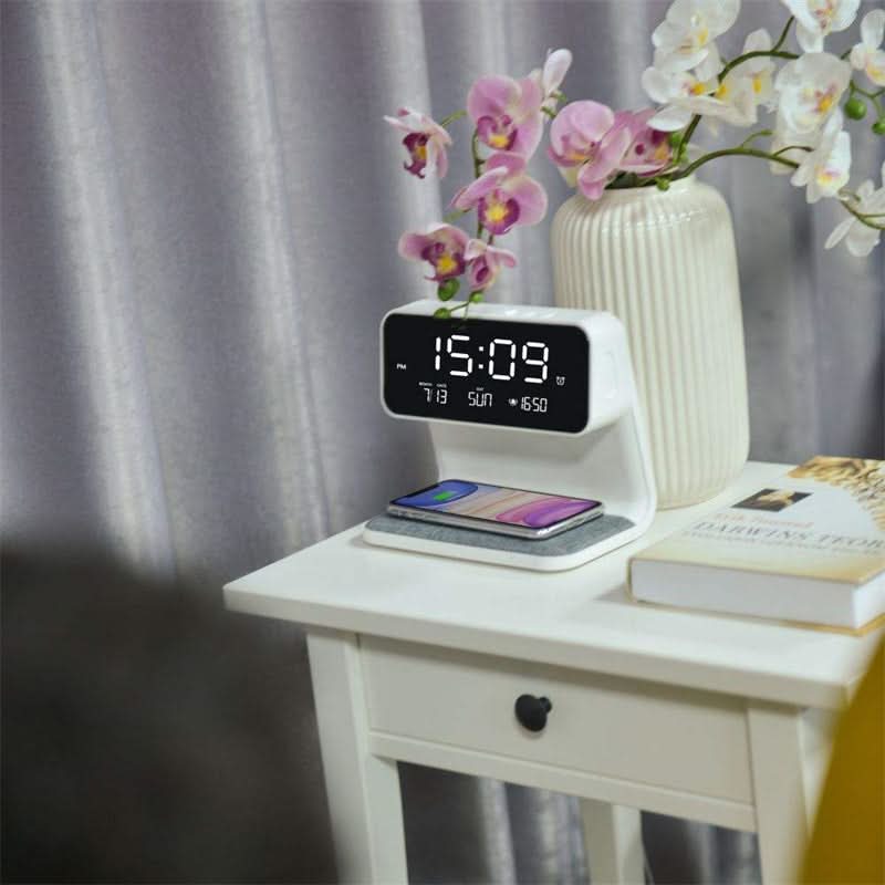 LumaClock Klar LCD Vækkeur med Dæmpningsfunktion
