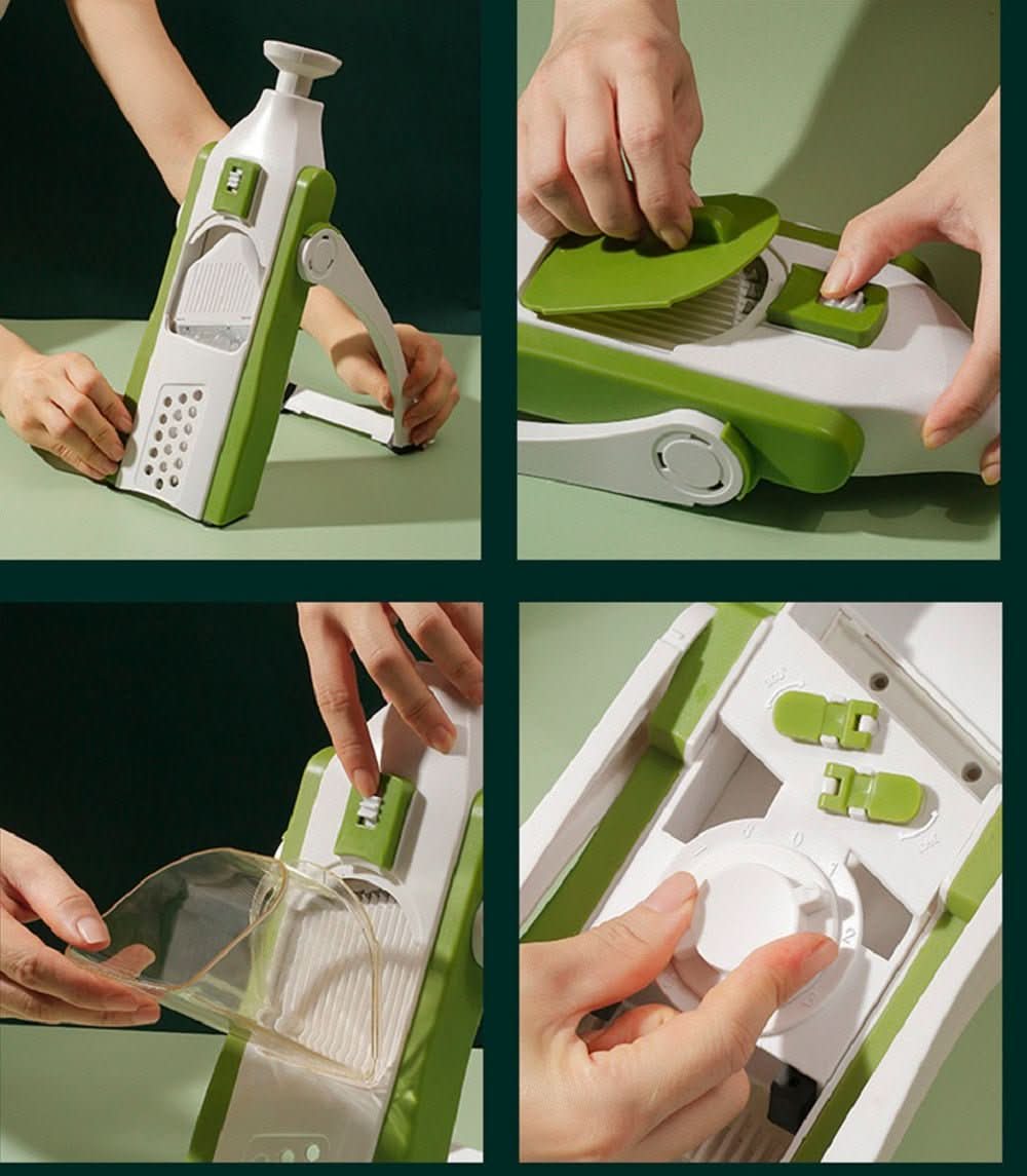 SliceMaster 5-In-1 Vegetable Cutter for Effortless Preparation