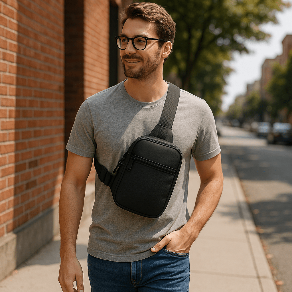 UrbanNook Compact Sling Bag for Effortless Organization