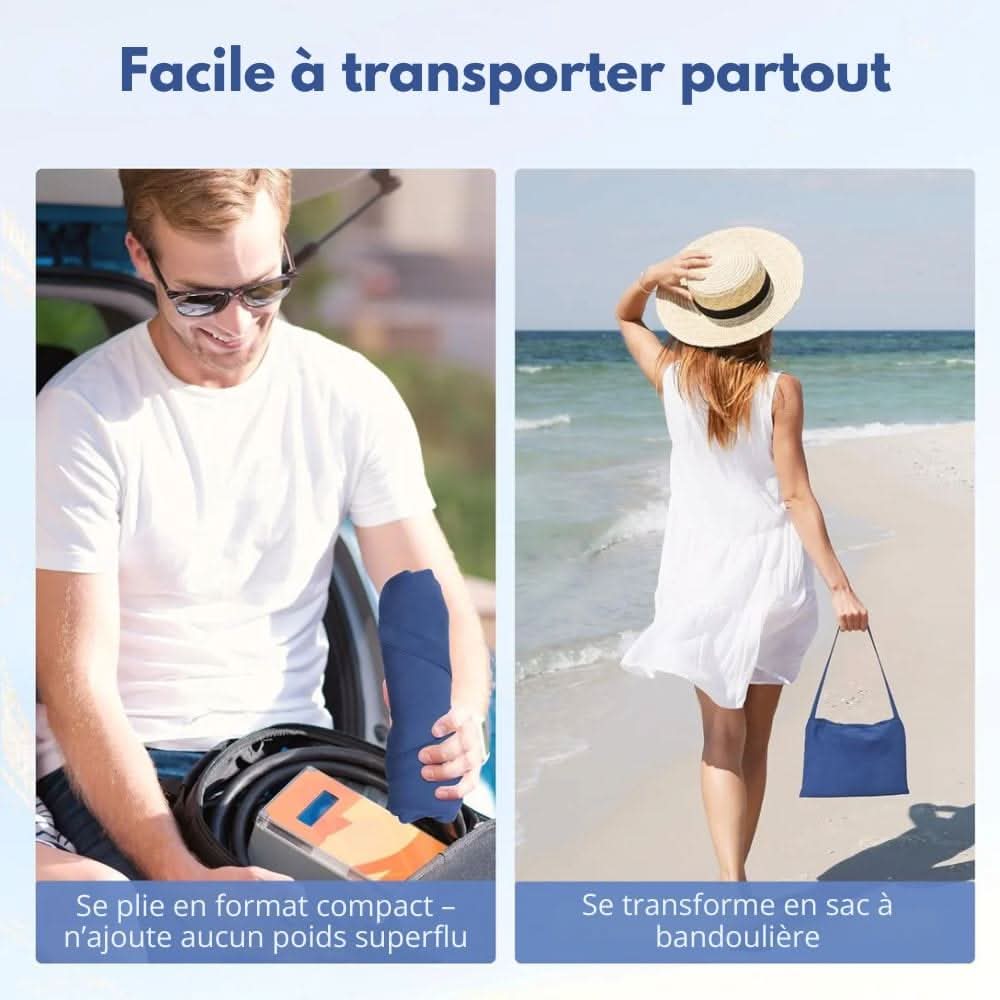 LoungeMate Deckchair Towel With Pockets And Non Slip Grip