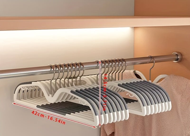 AeroWardrobe Space-Saving Non-Slip Clothes Hanger With 360 Degree Rotating Hook