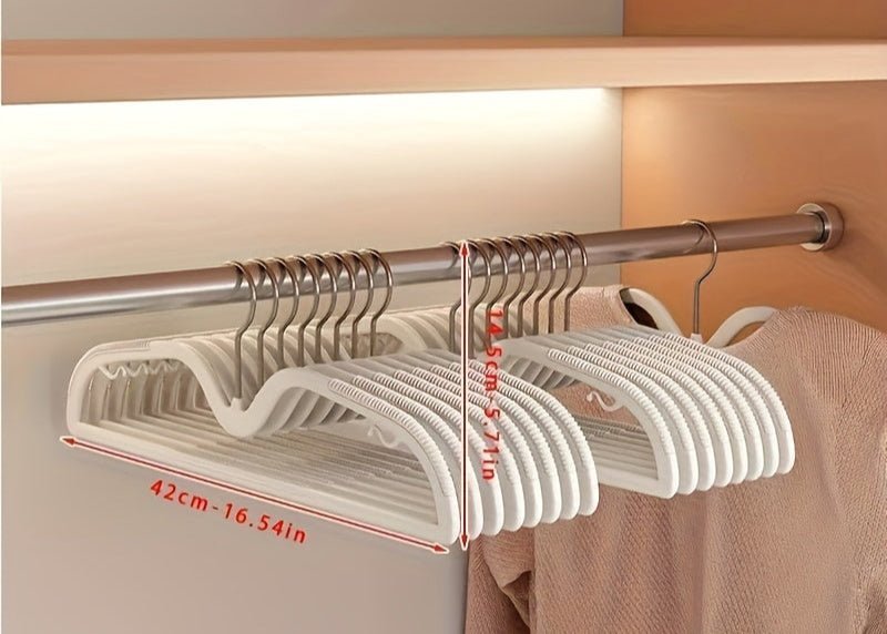 AeroWardrobe Space-Saving Non-Slip Clothes Hanger With 360 Degree Rotating Hook