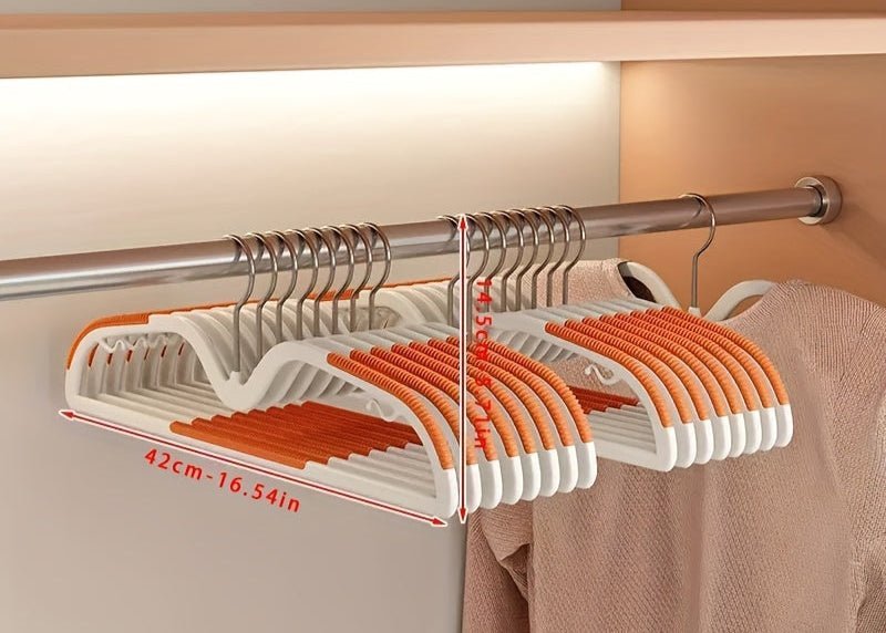AeroWardrobe Space-Saving Non-Slip Clothes Hanger With 360 Degree Rotating Hook