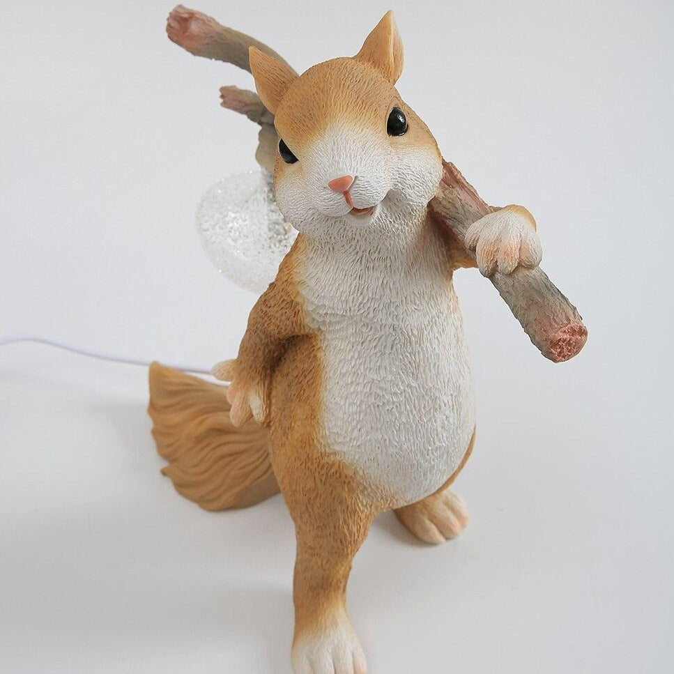 AcornGlow | Whimsical Squirrel Lamp