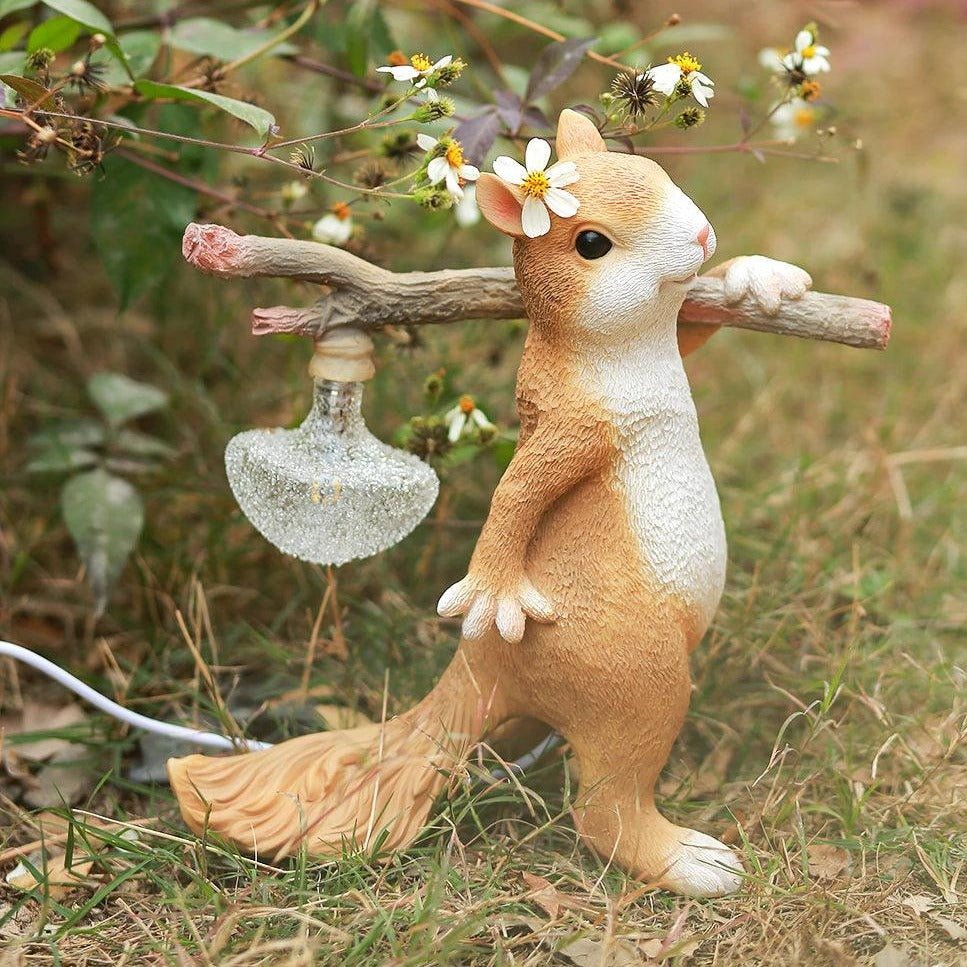 AcornGlow | Whimsical Squirrel Lamp