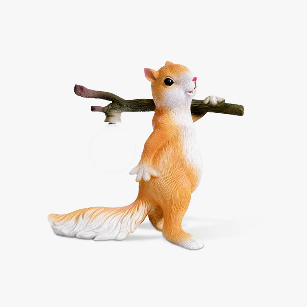 AcornGlow | Whimsical Squirrel Lamp