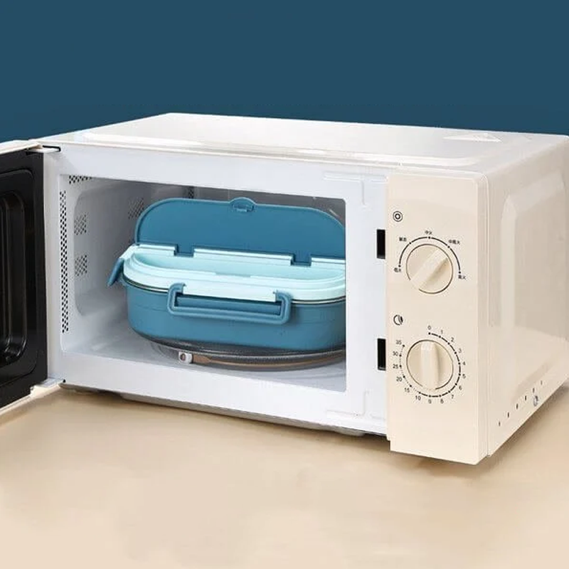 Boîte à déjeuner en acier inoxydable Aurora Thermo pour le travail, l'école et les voyages | Fervei