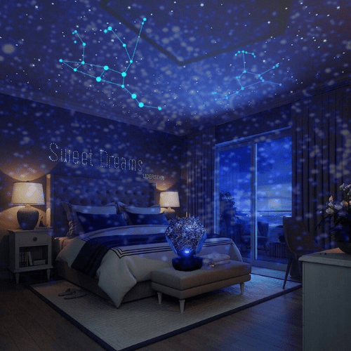 NebulaGlow Projektor galaktyczny do stworzenia marzycielskiego gwiaździstego nieba w domu