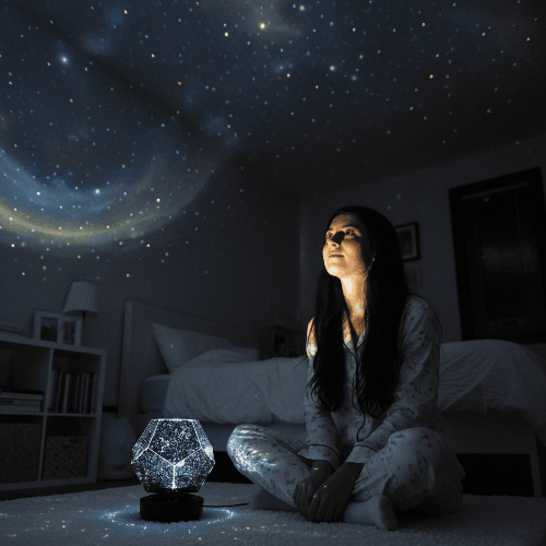 NebulaGlow Projektor galaktyczny do stworzenia marzycielskiego gwiaździstego nieba w domu