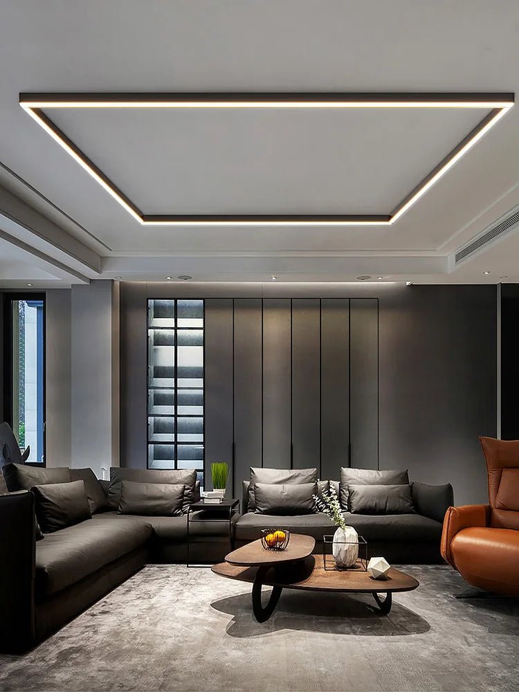FjordGlow Minimalist Nordic LED Ceiling Light Fixture For Modern Spaces