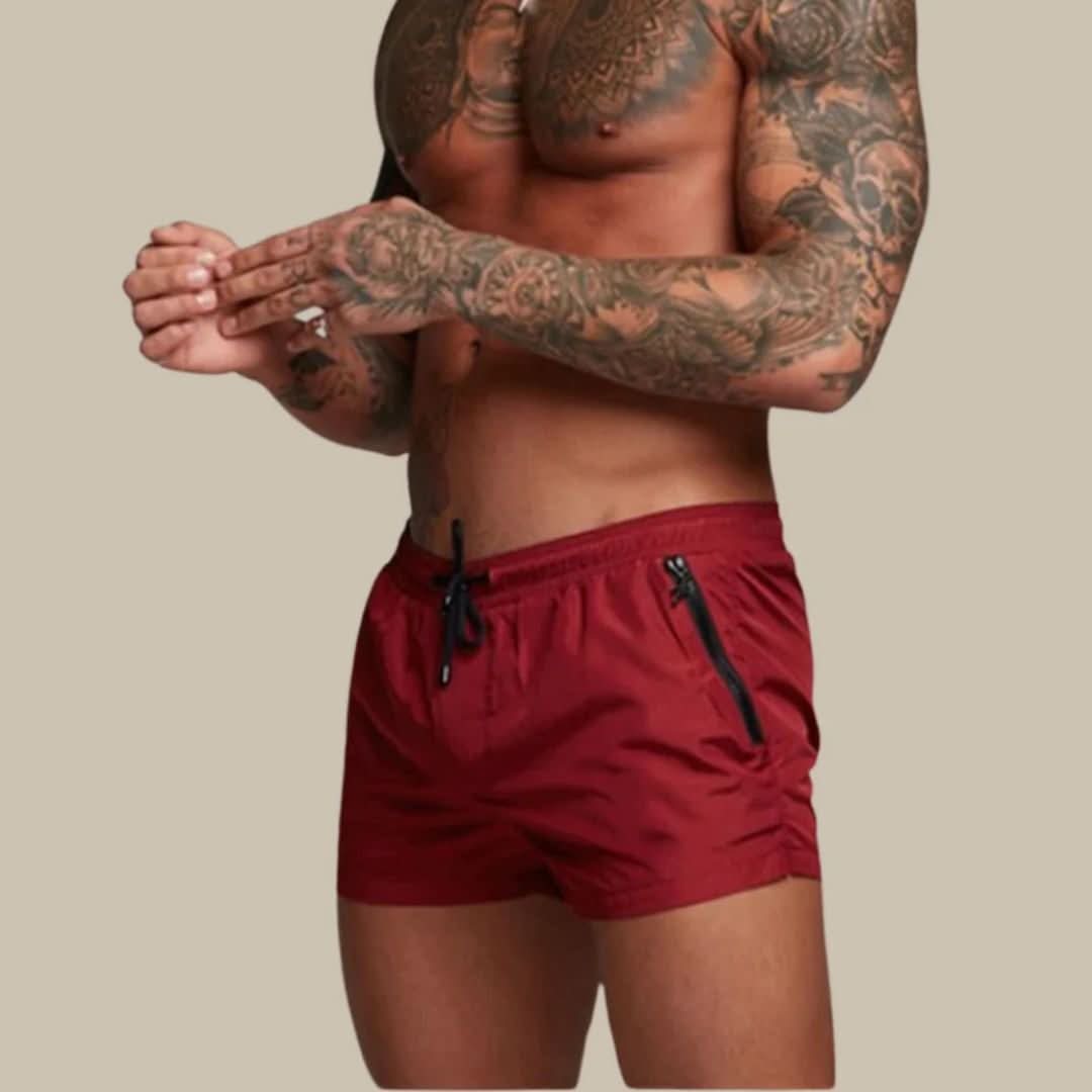 Coastline Wave Shorts - Men's Swimming Trunks With Style and Functionality