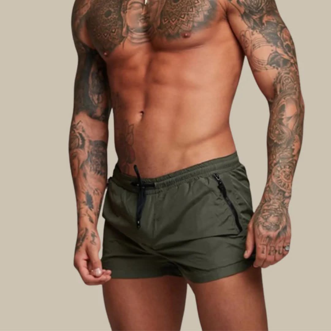 Coastline Wave Shorts - Men's Swimming Trunks With Style and Functionality