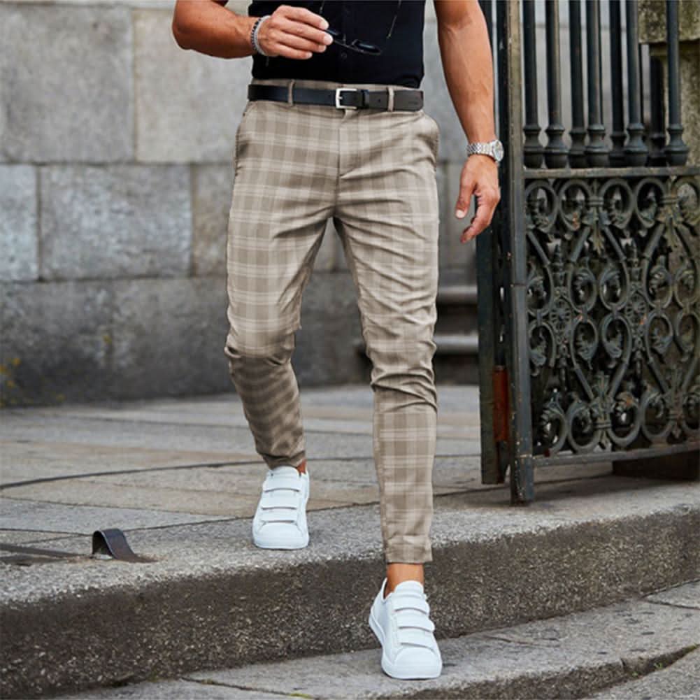 Nova Casual Chino For Men With Checked Pattern For Stylish Looks