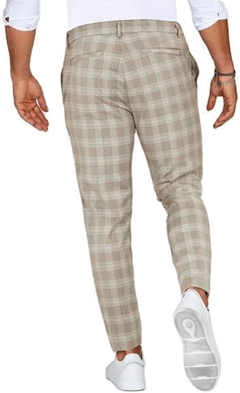 Nova Casual Chino For Men With Checked Pattern For Stylish Looks
